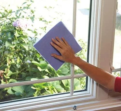 Bamboo Wipes BAMBOO WIPES | Reusable & Washable Non Woven Kitchen Lint Free Multipurpose Towel Tissue Roll| Combo Of 2 Rolls + 10 Napkins 40Cm x 40 Cm) Restaurant, Hospital, Glass Cleaning, Greese