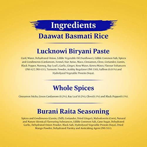 DAAWAT Daawat Biryani Kit Hyderabadi & Lucknowi (Pack of 2)| | Ready in 30 min