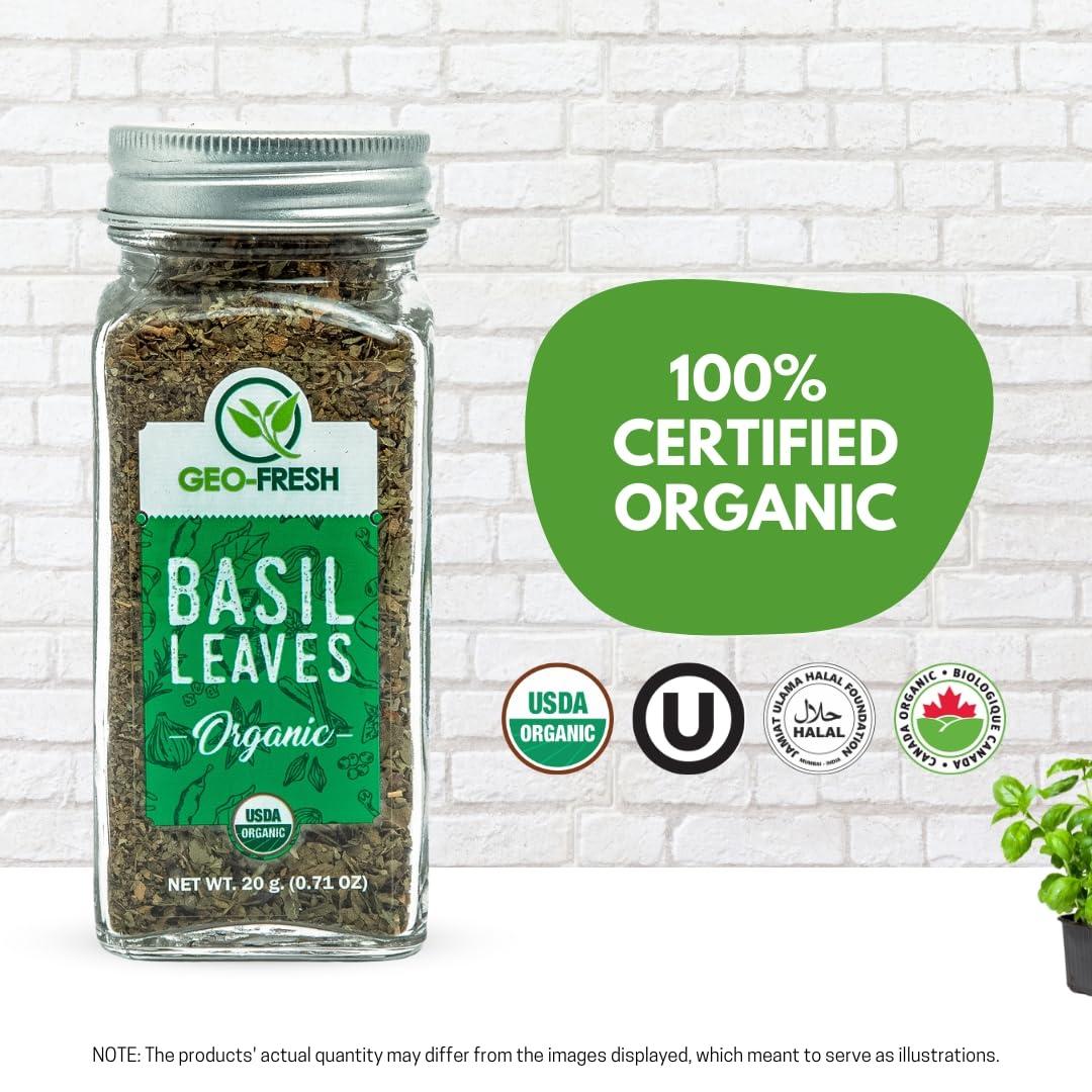 Geo-Fresh Geo-Fresh USDA Certified Organic Basil (20 g)