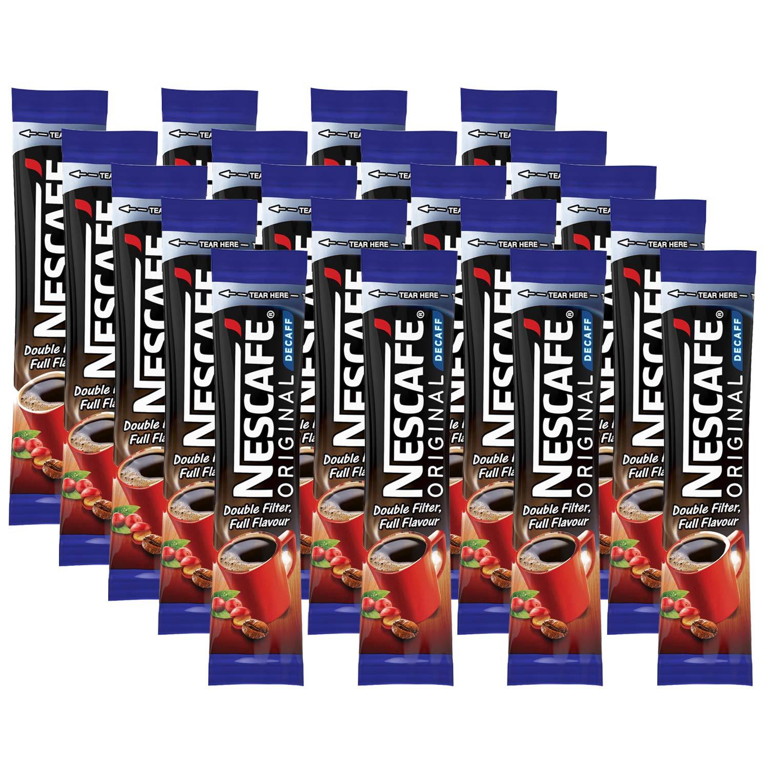 Nescafé Nescafe Original Decaffeinated Double Filtered Coffee Sticks, Sachets, 0.06 Oz / 1.8 G, 20 Pack