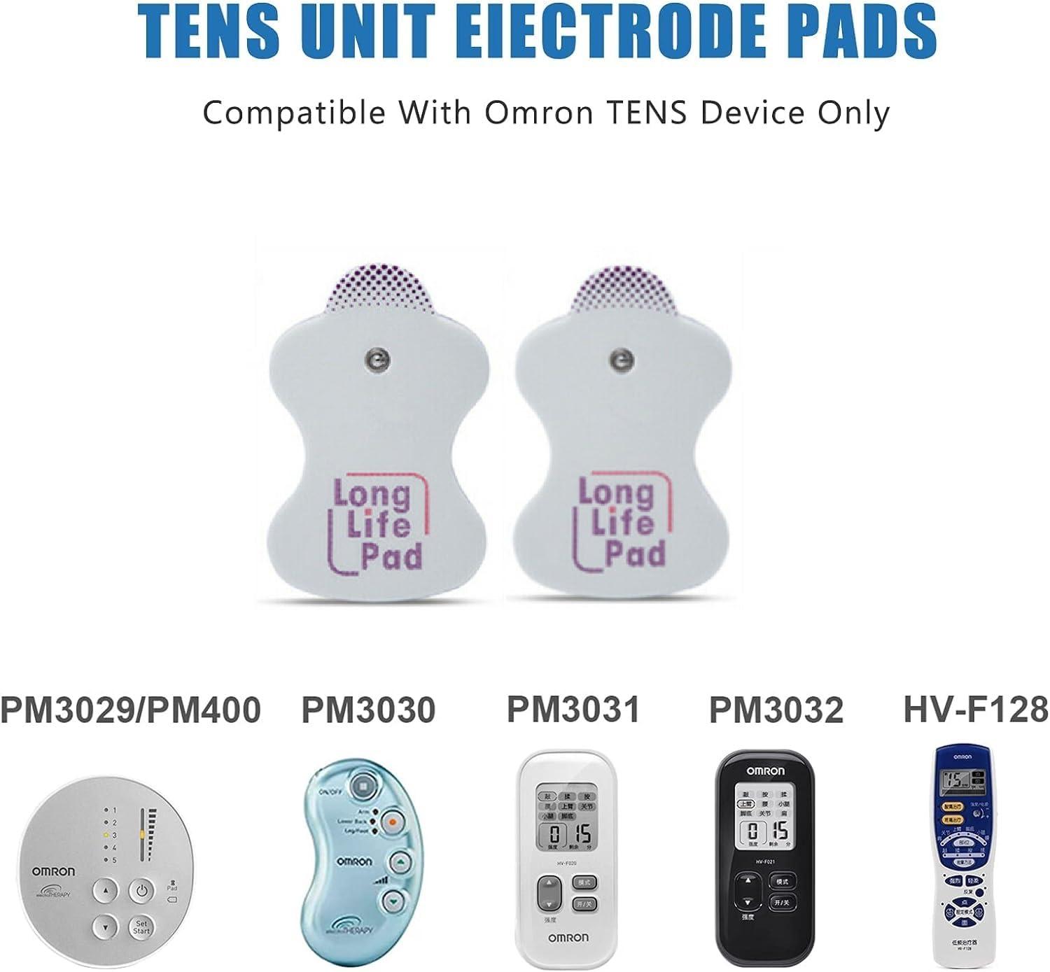 Agam AGAM Life Long Compatible with Omron TENS Unit Replacement Electrodes Pads (Pack Of 6)