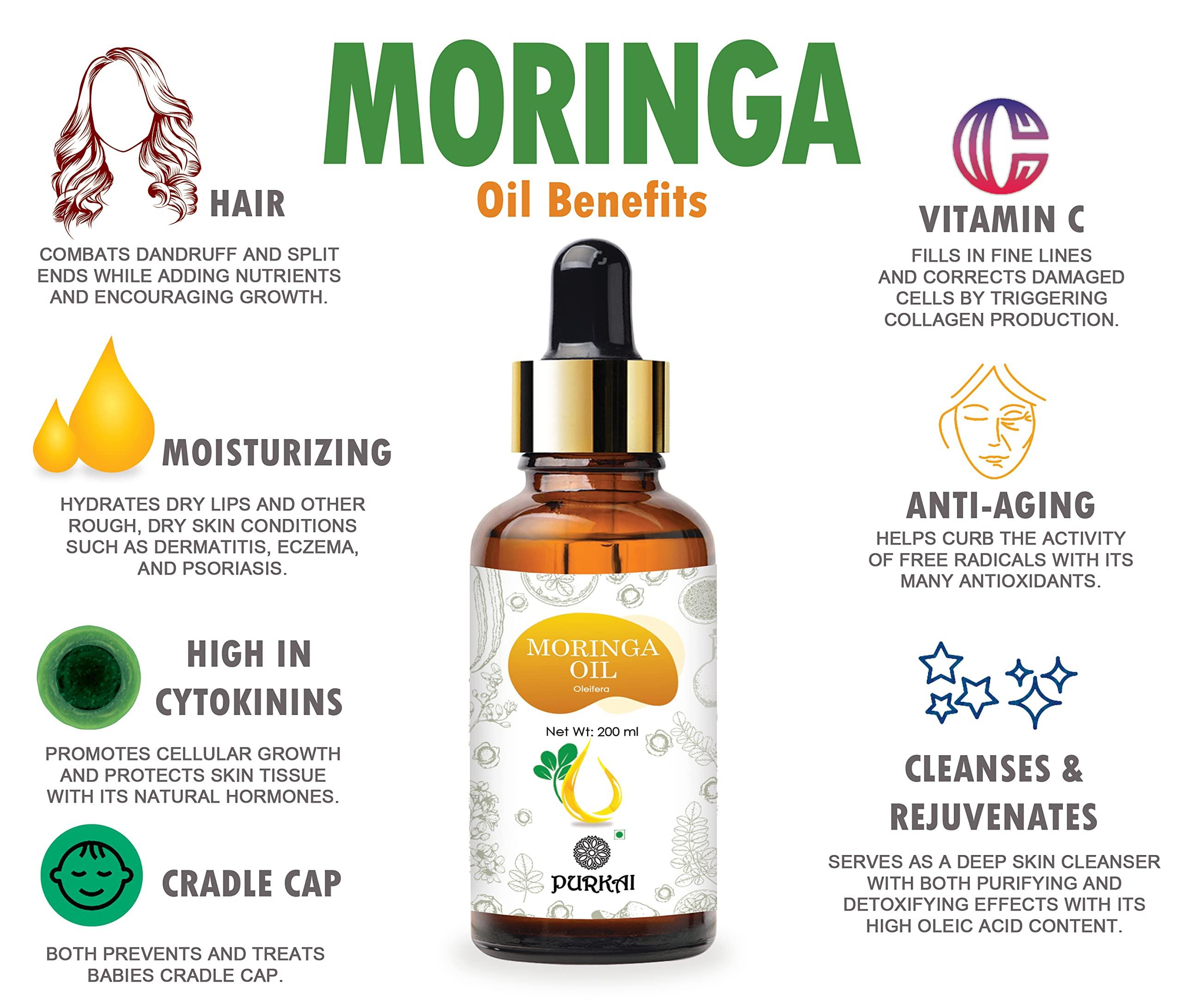 PURKAI moringa oil bulk 200ml