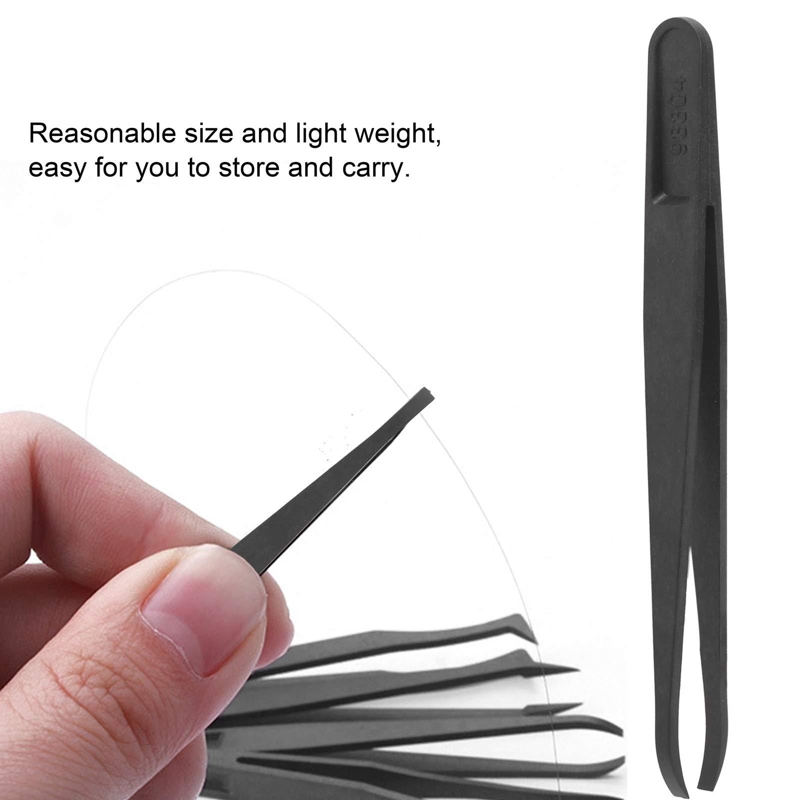Excluzo Set of 2 20Pcs Industrial Tweezers, Durable 20Pcs Tweezers with Ergonomic Design for Professionals or Amateur for Processing and Installation Of Components