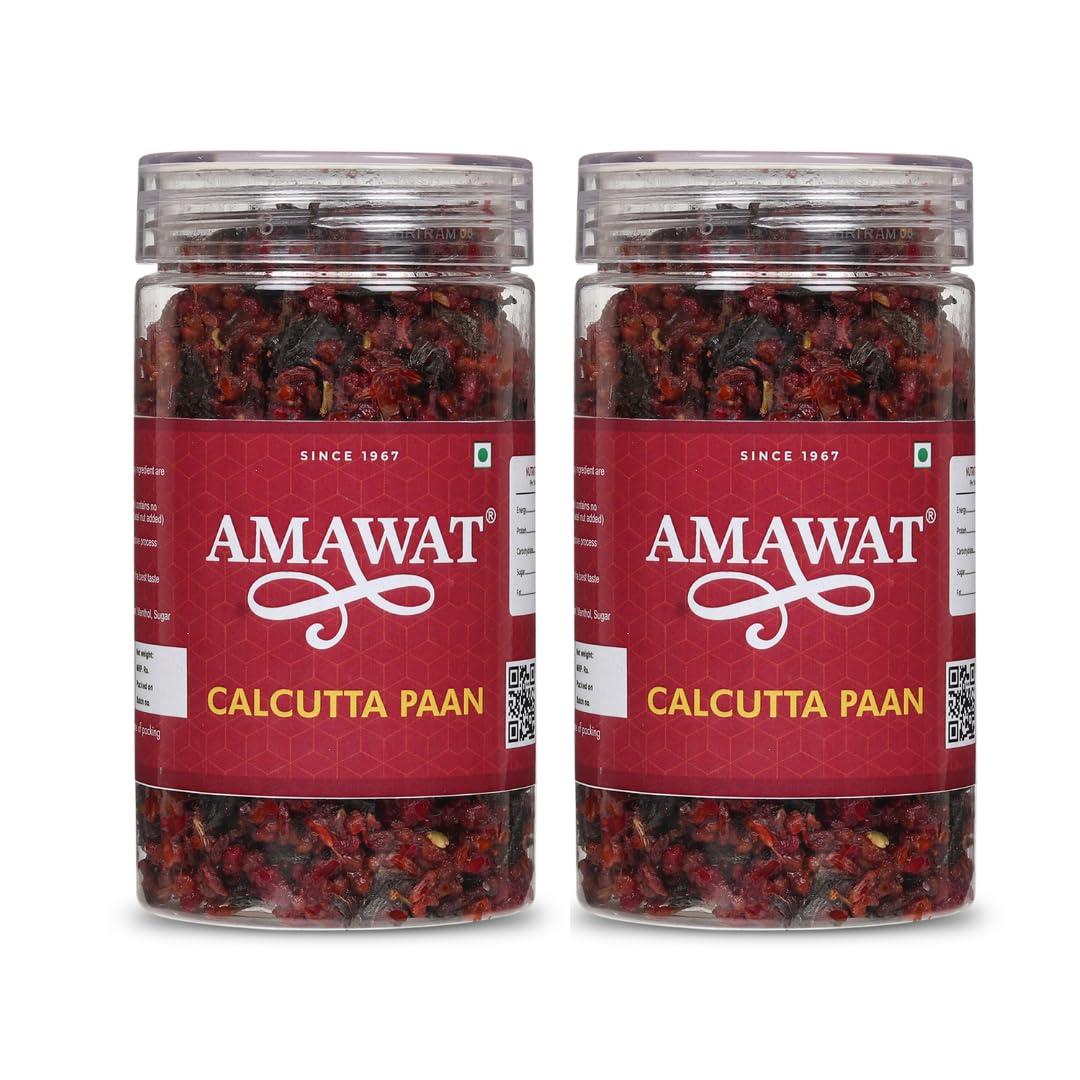 AMAWAT AMAWAT Calcutta Paan Traditional Mukhwas (300 gm; Pack of 2) |Home Made Mouth Freshener |Paan Mouth freshener