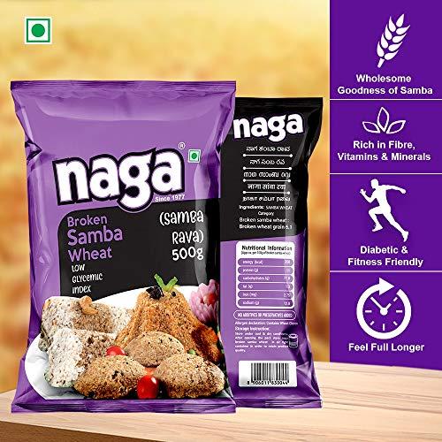 Naga Sooji Naga Sooji Samba Rava (Broken Wheat) Special 500 g