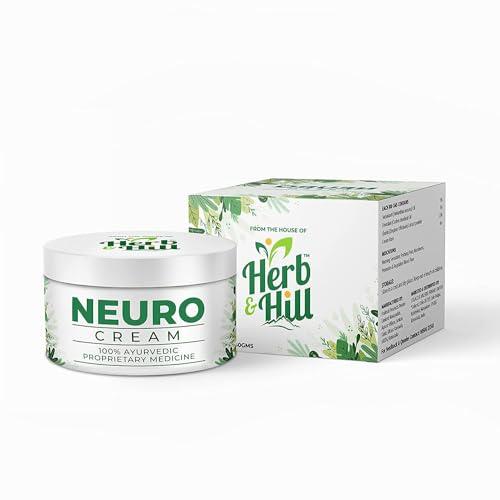 Herb & Hill Neuro Cream | Ayurvedic Cream for Better Circulation in Hands & Legs | Hand & Leg Massage Cream(50gm)