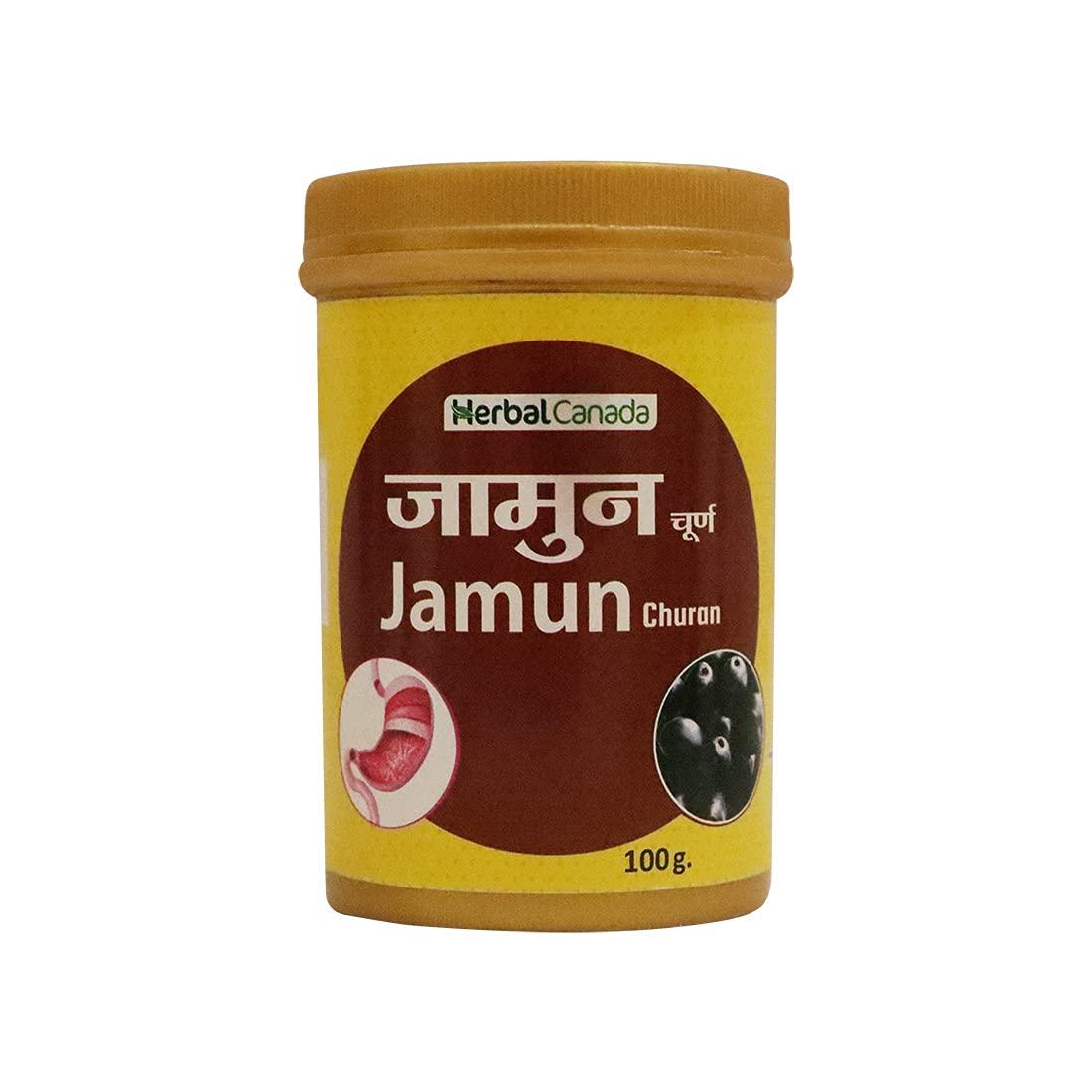 HERBAL CANADA HERBAL CANADA Jamun Powder (Churn) 100g (Pack Of 2)