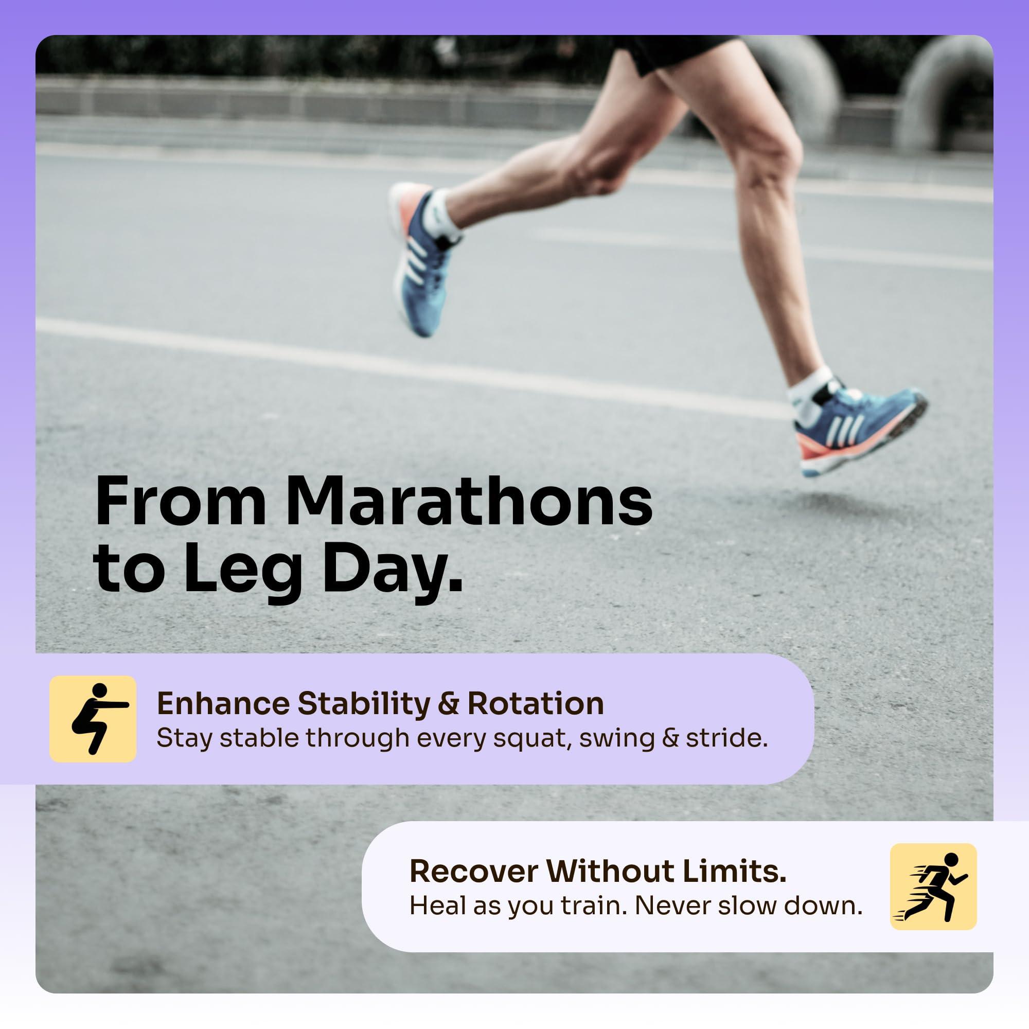 ZENKEYZ Copper Compression Hip Brace Sciatica - Groin Wrap for Pain Relief Thigh Compression Sleeve - Support for Hip Flexor Arthritis for Pulled Muscles-Sciatica Nerve Brace Injury for Men and Women (Left