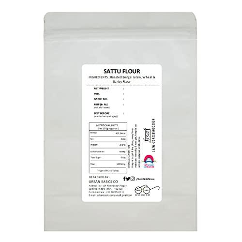 Kush Gold Kush Gold Sattu Powder/Roasted Chickpea Flour/Chana Satua/Sattu Atta (500g Pack)