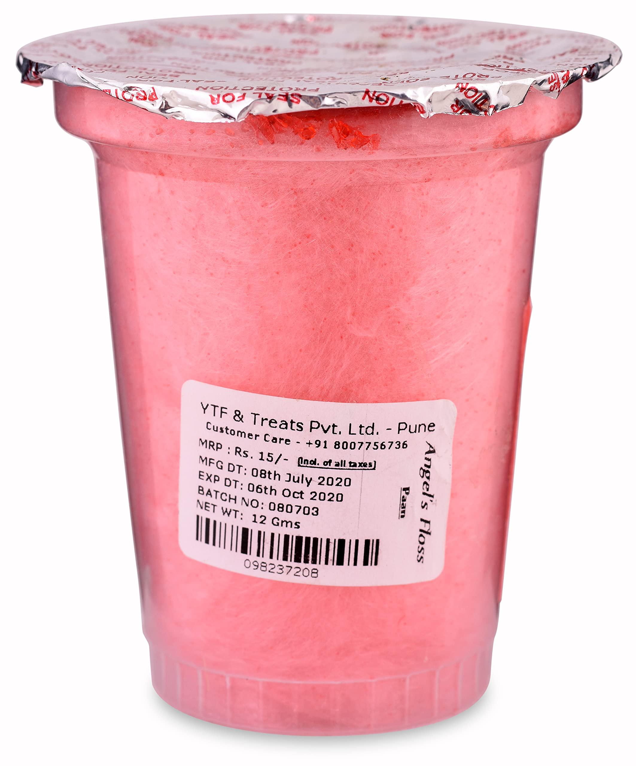 Angels Floss Angels Floss Cotton Candy's / Candy Floss / Buddhi Ke Baal - Paan Flavour (12 GMS Each, Pack of 12 Units)