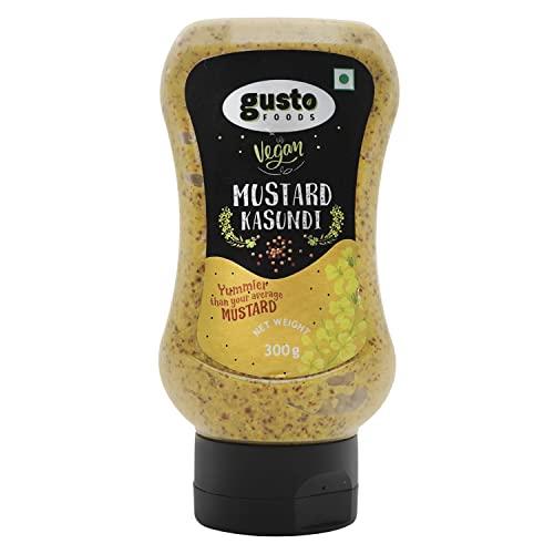 Gusto Foods Gusto Foods Mustard Kasundi Sauce 300g | Authentic Pungent Mustard Sauce | Traditional Bengali Mustard Sauce
