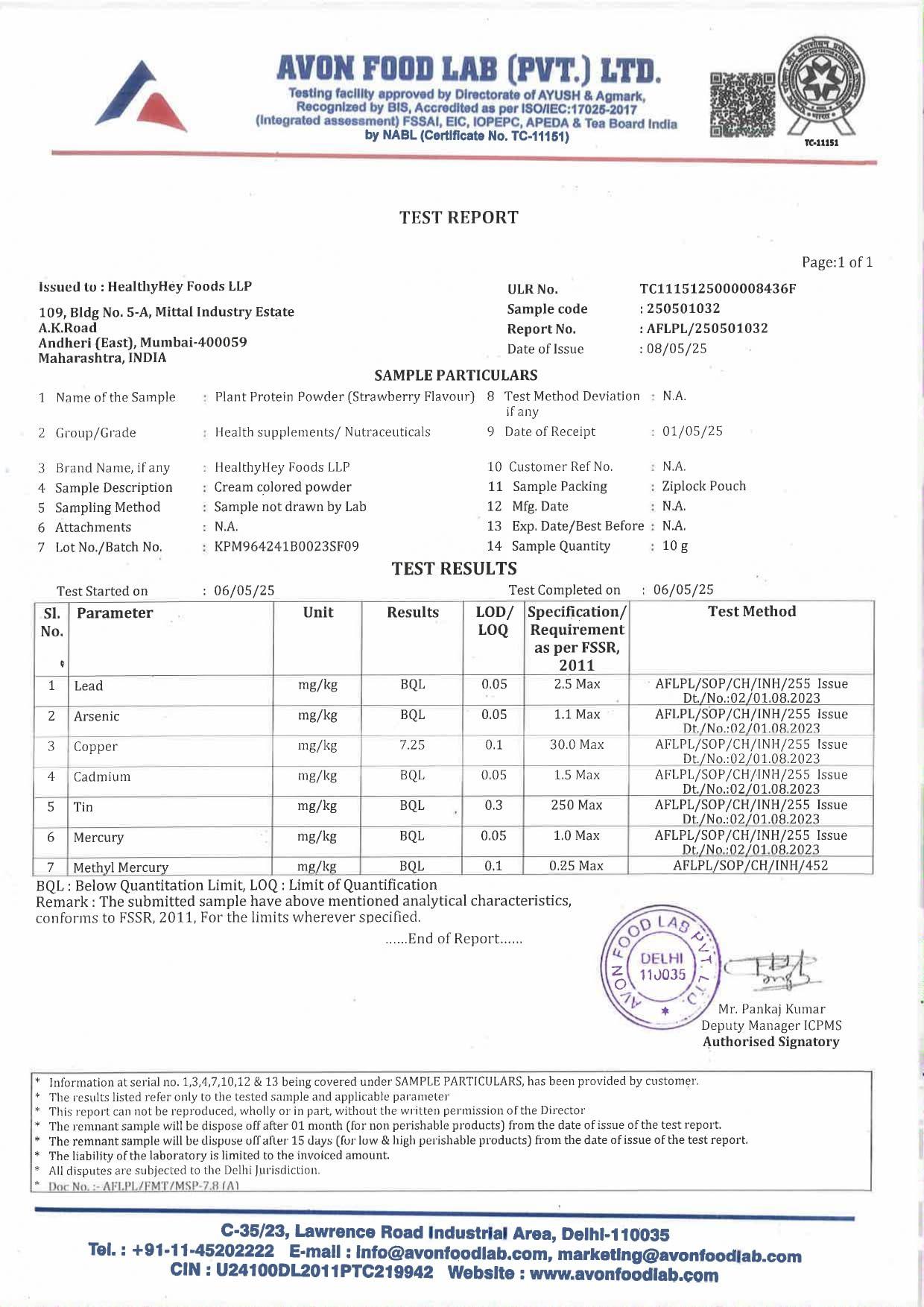 HealthyHey Nutrition HealthyHey Nutrition Plant Protein Powder, Vegan Protein, Low Net Carbs, Non Dairy, Gluten Free, Lactose Free, No Sugar Added, Soy Free, Non-GMO (Strawberry, 1Kg)
