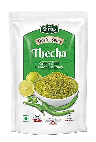 Shreya Textile SHREYA GREEN CHILL THECHA (100GM Pack of 2)