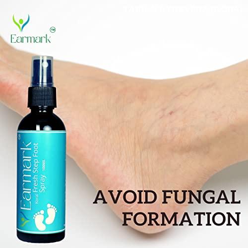 EARMARK EARMARK Koral Fresh Step Foot Spray for Cracked Heels Rough and Dry Feet - 100 ml (Pack of 3)
