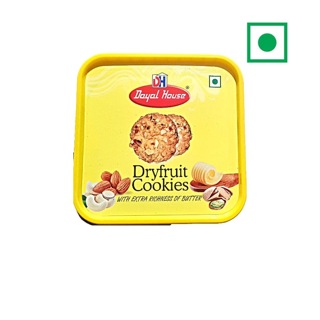 Dayal House Dayal House Premium Biscuits Combo of Desi Cow Ghee Atta, Australian, and dry fruites Cookies set With Extra Richness of Butter - Pack of 3 Cookies