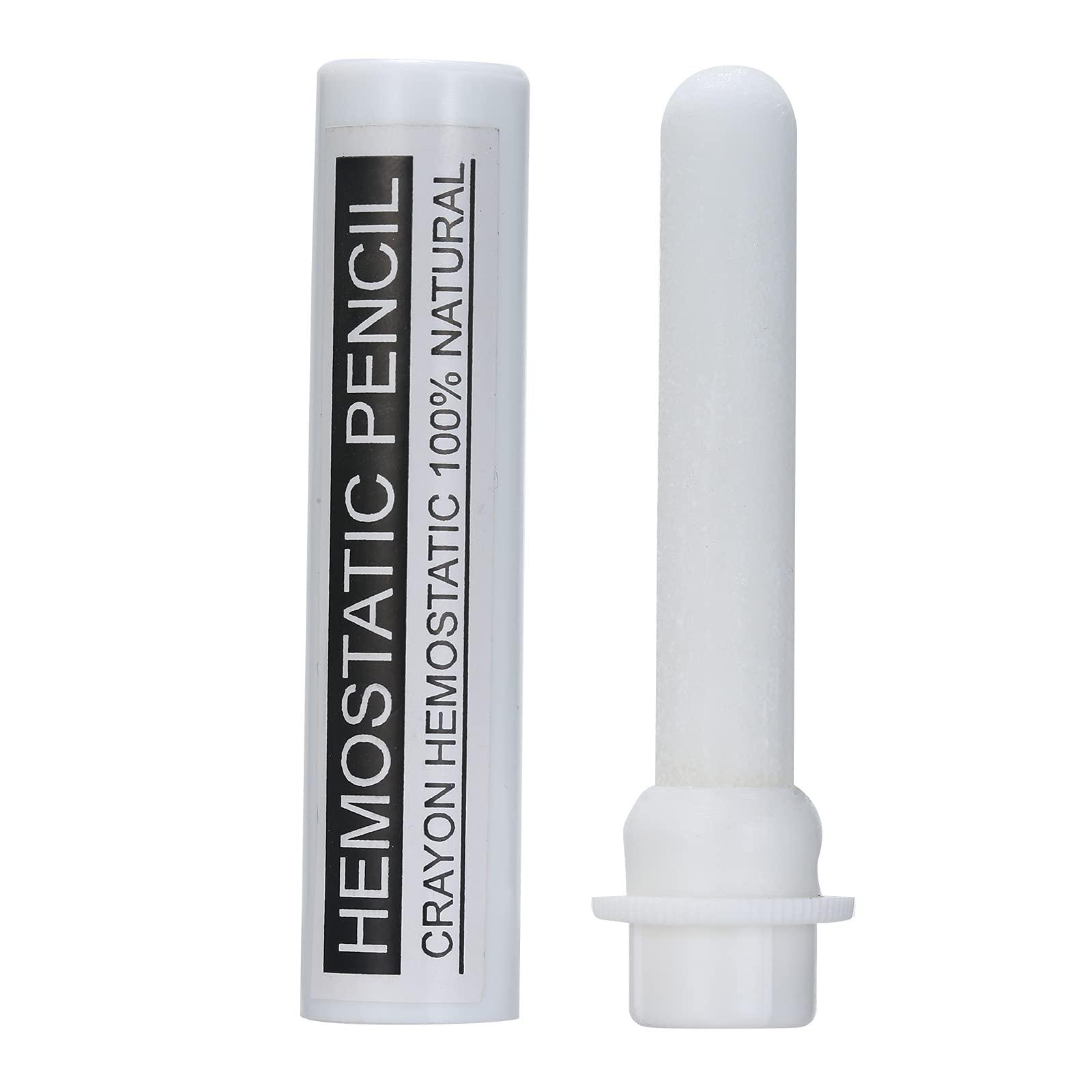 Layfoo Pen Type Styptic Pencils Bloodstone Stops Bleeding Stick Infection Men\'s Tool (White) -Layfoo