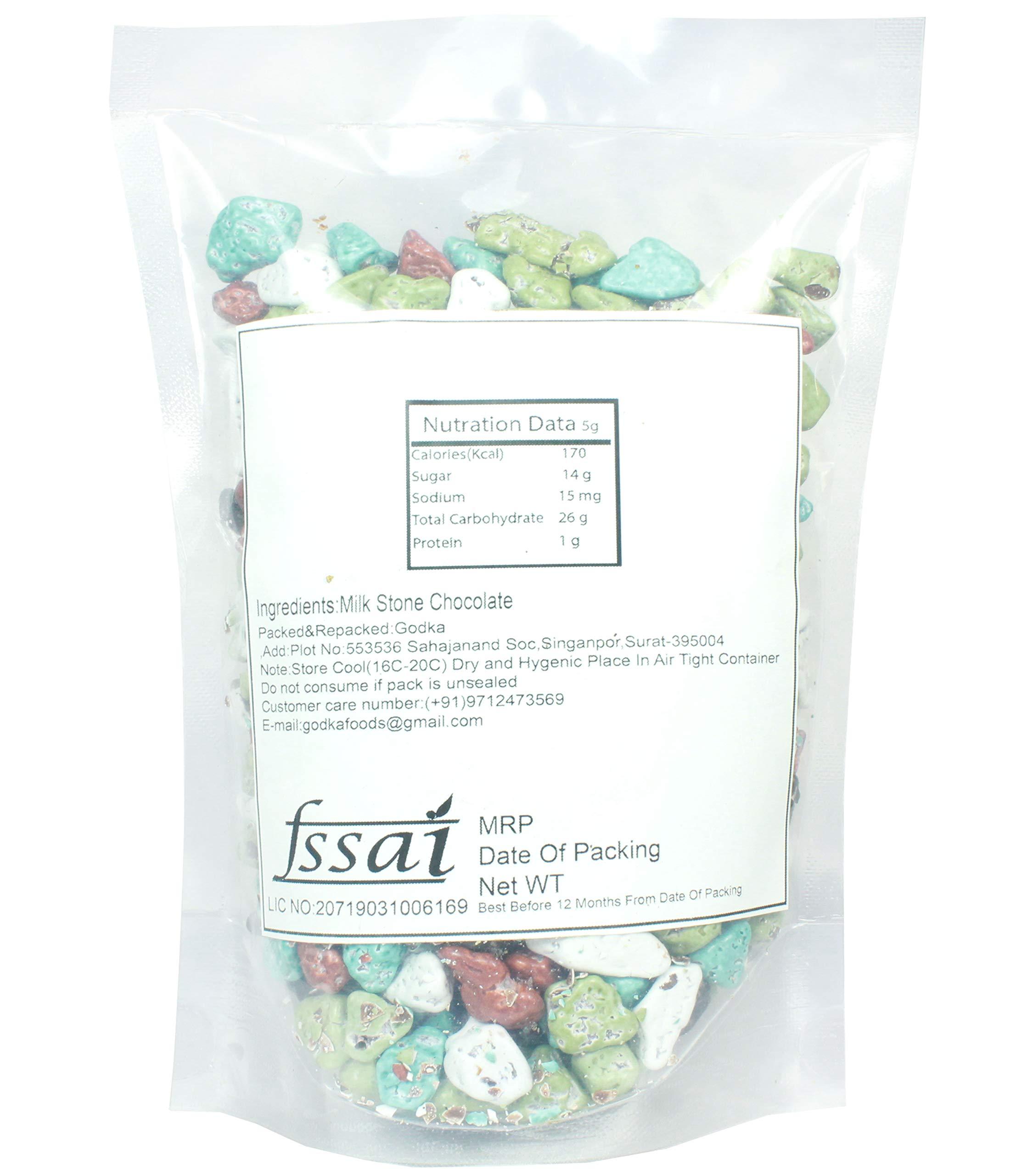 GODKA Godka Stone Chocolate Candy/Rock Shaped Milk Chocolate/Stone Candy/Milk Chocolate Stone,500g