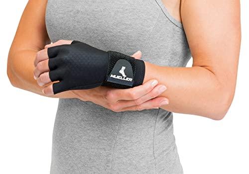 MUELLER Mueller Reversible Compression Glove with Thermo Reactive Technology, OSFM, Black