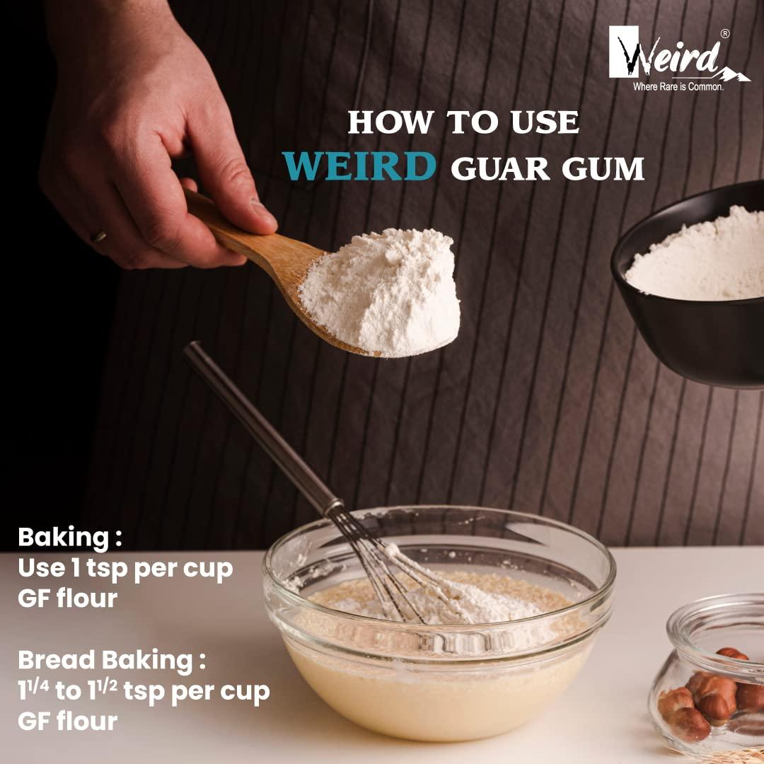 Weird Road Guar Gum Powder for Slime and thickening (Food Grade) (400GM)
