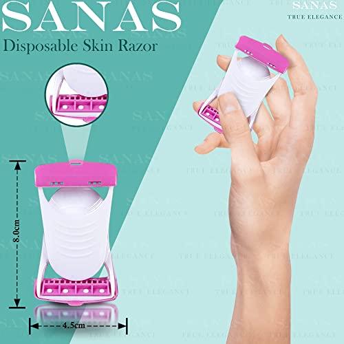 Actifit Actifit Women's Disposable Plastic Hair Razor & Bikini Shaving Razor For Women- Pack Of 1 (6 Pcs)