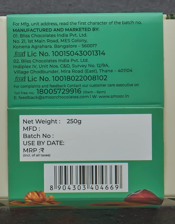 SMOOR Smoor Date Walnut & Fig Teacake | Tea Cake, Dry Cake, Coffee Cake | Gourmet Snacking, 250 gms, Handmade