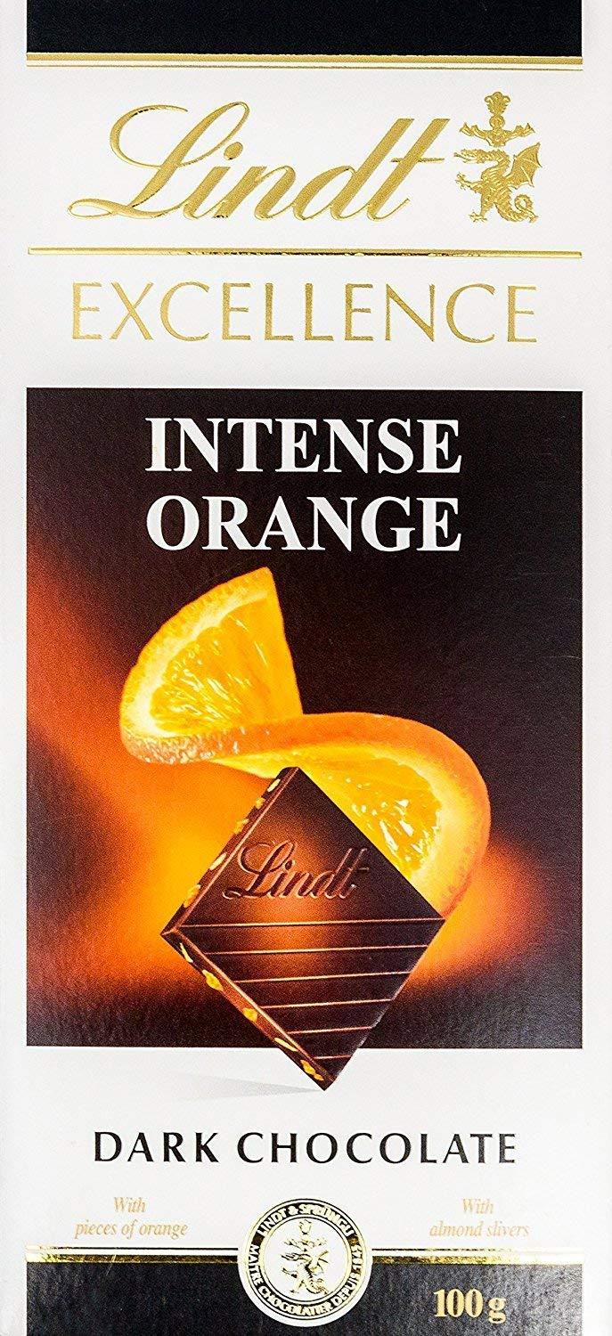 Lindt Lindt Excellence Orange Intense Dark Chocolate, 3.53 oz  100 g