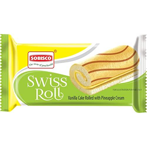 SOBISCO the taste of good health SOBISCO Assorted Swiss Roll 35gm (Pack of 72)
