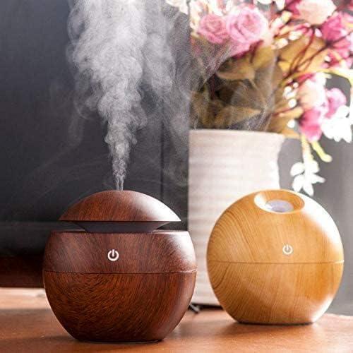 VIDORA VIDORA Wooden Cool Mist Humidifiers Essential Oil Diffuser Aroma Air Humidifier with Colorful Change for Car, Office, Babies, humidifiers for Home, air humidifier for Room
