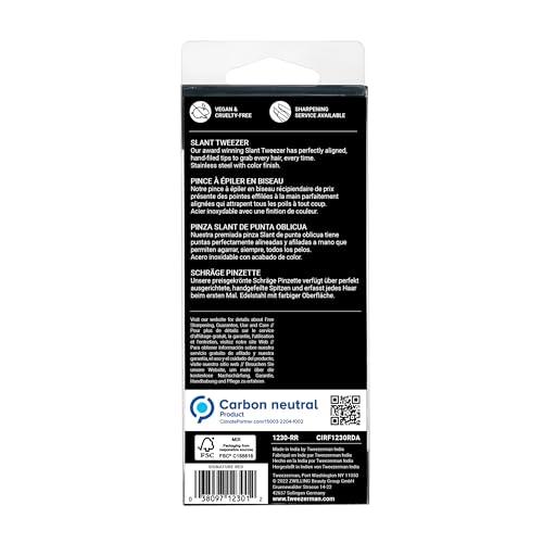 Tweezerman Tweezerman Stainless Steel Slant Tweezer, Signature Red