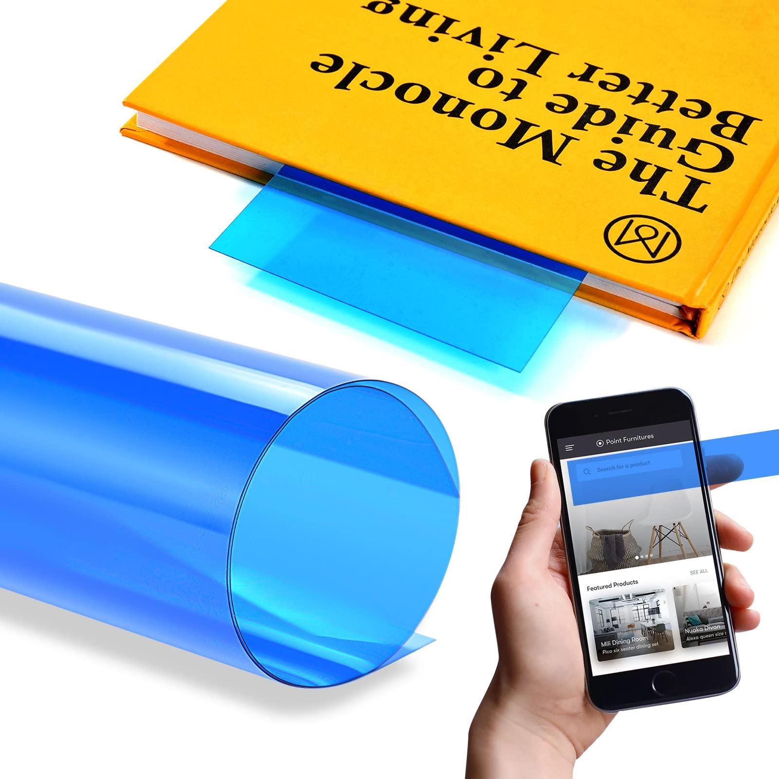 HFXXAD HFXXAD 10 Colored Overlays for Dyslexia, Excellent Reading Tools for Dyslexia, Irlen\'s Syndrome, ADHD and to Reduce Visual Stress (11.6IN x 8.5IN)