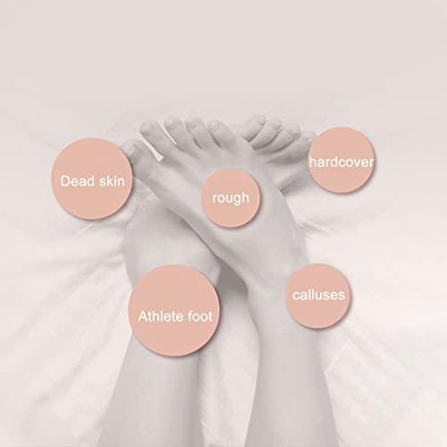 Jaerb Foot File Sander, Foot Callus Remover Remove Calluses Electric Double Grinding Automatic Pedicure for Men for Home Use (Black)