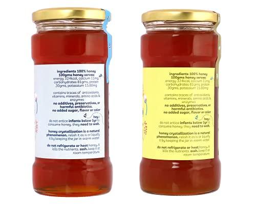 cupid's canopy CUPID'S CANOPY SUPER SAVER PACK Sesame honey 1 x 500gms Mustard honey 1 x 500gms NATURAL | UNPROCESSED | UNPASTEURISED Glass jar