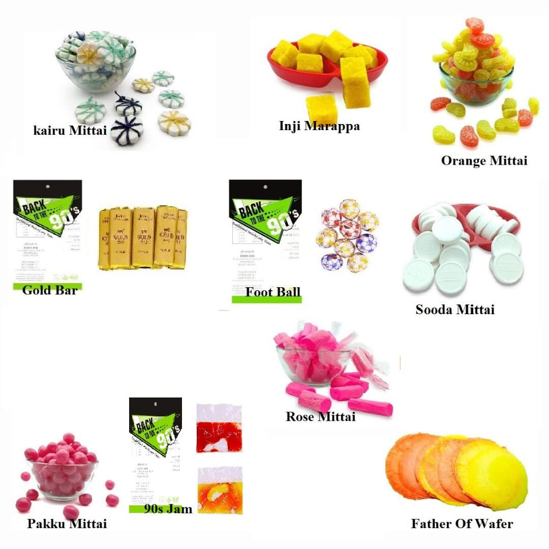 GENERIC Back To The 90S Kids, Vintage Candy Combo Mix (90S Kids Candies) (10 Combo), Chocolate, Pack of 1