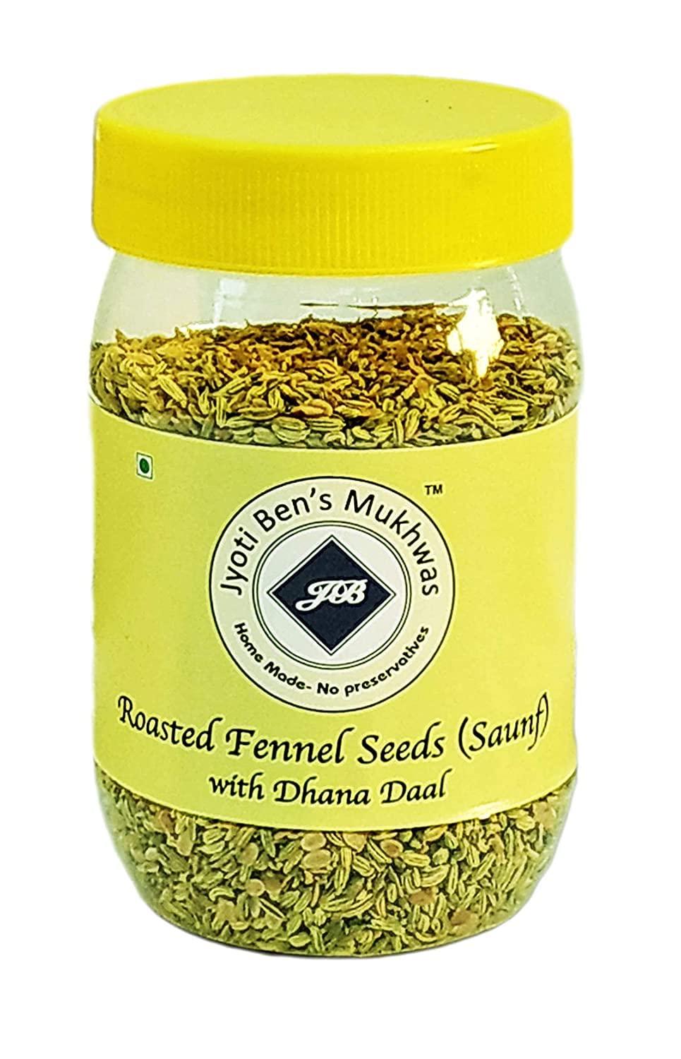 Generic Girnar Detox Green Tea (36 Tea Bags) + Jyoti Ben's Mukhwas Roasted Saunf With Dhana Daal 200g