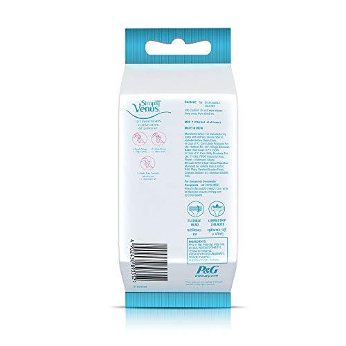 Gillette Venus Gillette Venus Simply Venus Pink Hair Removal for Women - 5 razors (Buy 4,Get 1 free) (Pack of 2)