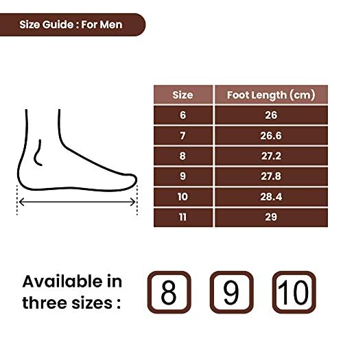 Tata 1mg Tata 1mg Ortho Slippers helps In Diabetes, Heel Pain, Knee Pain Or Back Pain For Men (Pack of 1, Size-8, Brown)