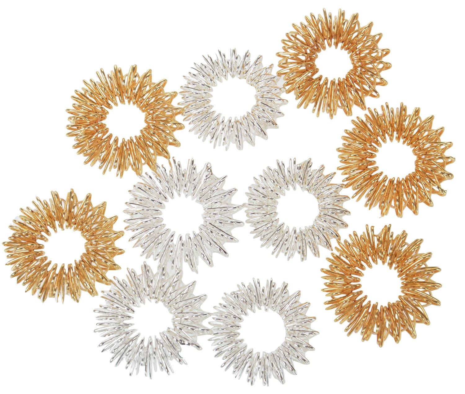 AHCS Acupressure Health Care Product Acupressure Health Care System Metal Sujok Ring