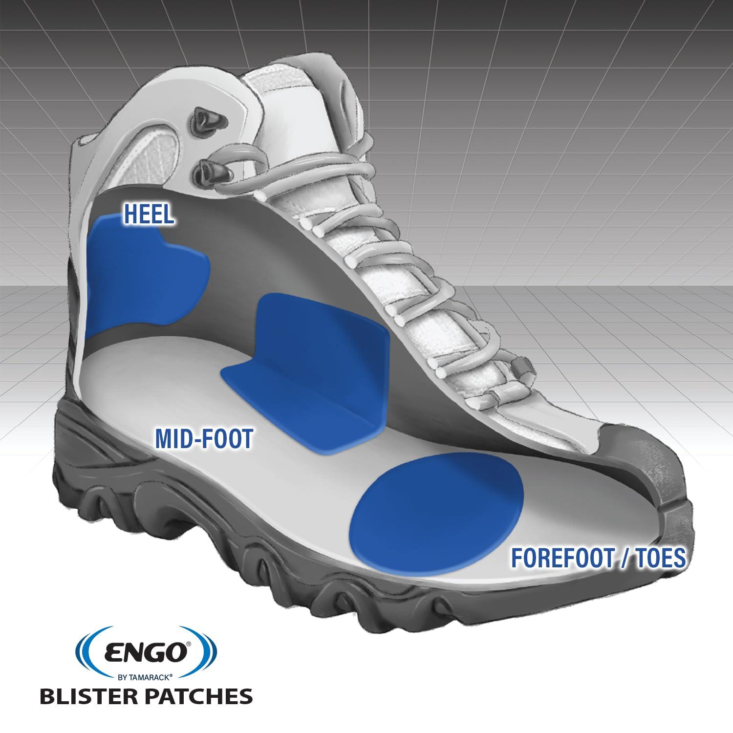 ENGO ENGO Heel Blister Prevention Patches (2 Patches)