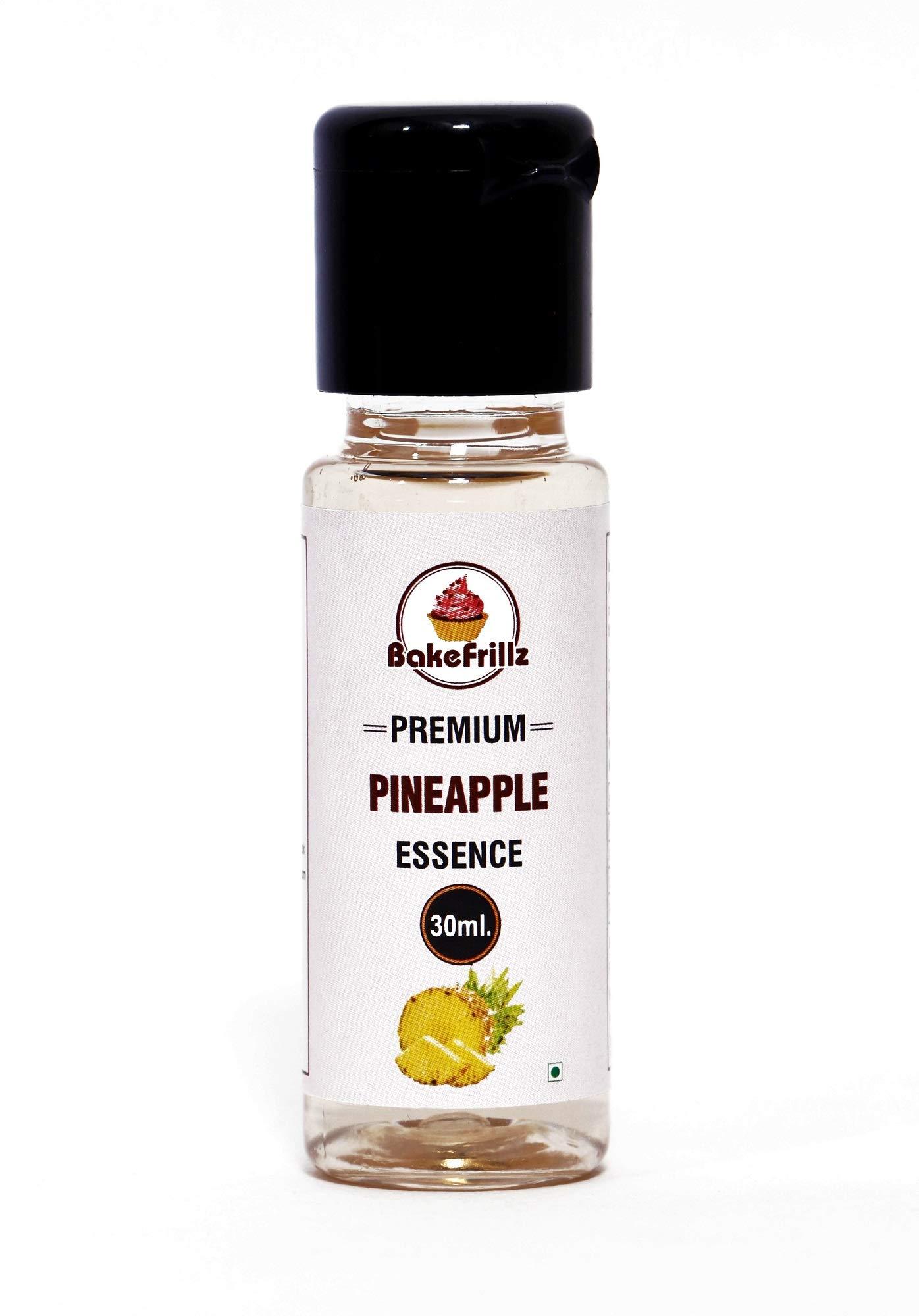 Bakefrillz Bakefrillz Pineapple Food Flavour Essence for Cake Baking, Ice creams, puddings, cookies, essence for cake making, 30 ml (Pineapple)
