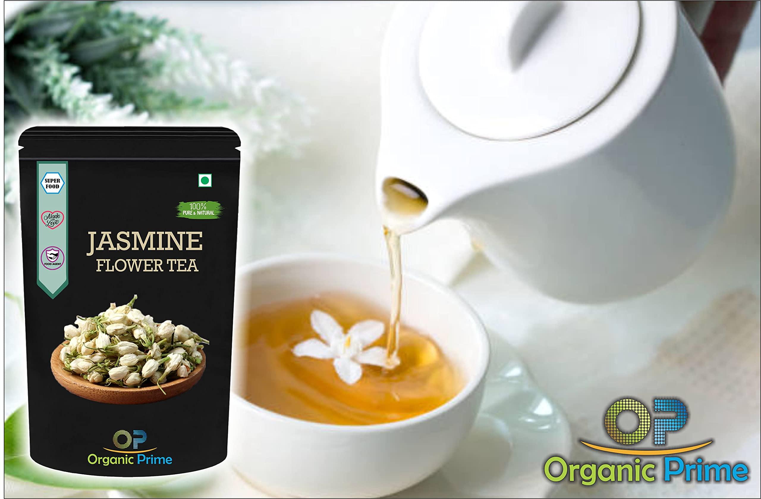 Organic Prime Organic Prime Green Tea Pack Of 2 Lavender Tea, Jasmine Tea |Green Tea | Herbal Tea| Slimming Body and Stress Relief ( 200 GM Each) = 400 GM By Organic Prime