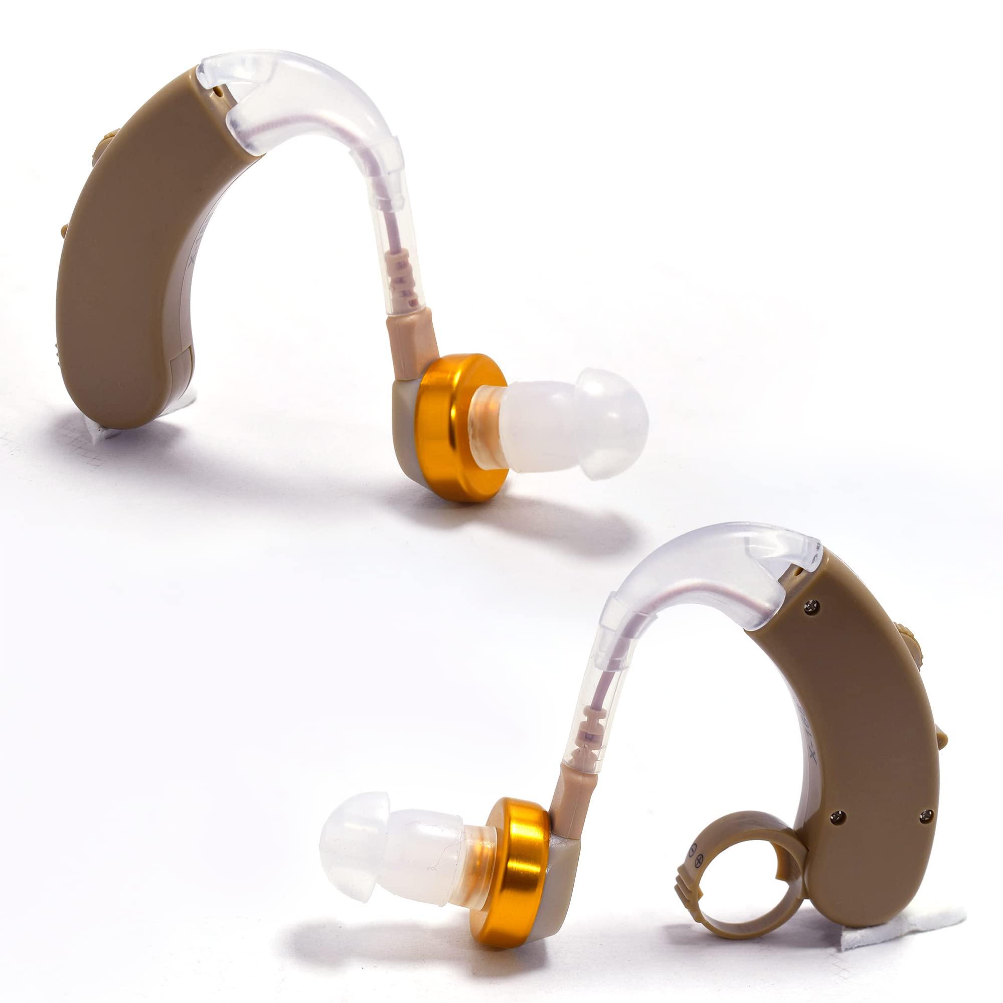 Dishan Dishan Axon X168 Deaf Machine Adjustable Volume Control for old age person BTE Hearing Aid