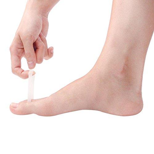 FOOTINSOLE.COM footinsole Hammer Toe Crest Pads for Effective Toe and Arches Support, Pain Relief, Bunion Relief - 1 Pair (Toe Crest Pads)