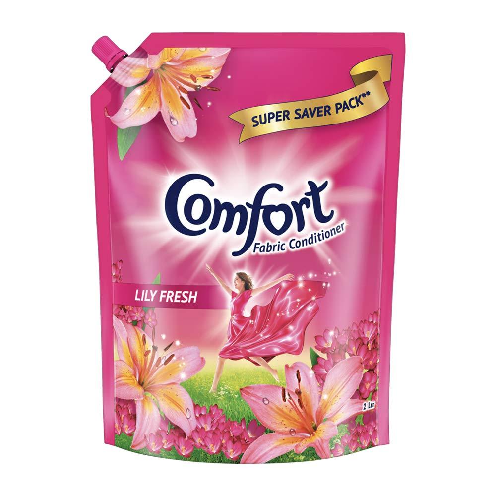 Comfort Comfort After Wash Morning Fresh Fabric Conditioner Pouch - 2 L & After Wash Fabric Conditioner Pouch - 2 l Combo