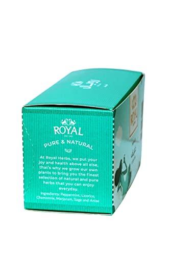 REGIME TEA Royal Regime Tea Wellspring Lighten, Pure & Natural, Herbal Peppermint Green Tea Bags, 40 Grams, Pack of 20 Tea Bags (Product of Egypt)