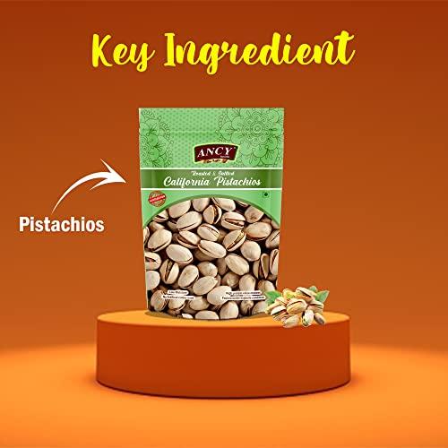 Ancy Ancy Pistachios/Pista Roasted and Salted Whole Extra Large-250G