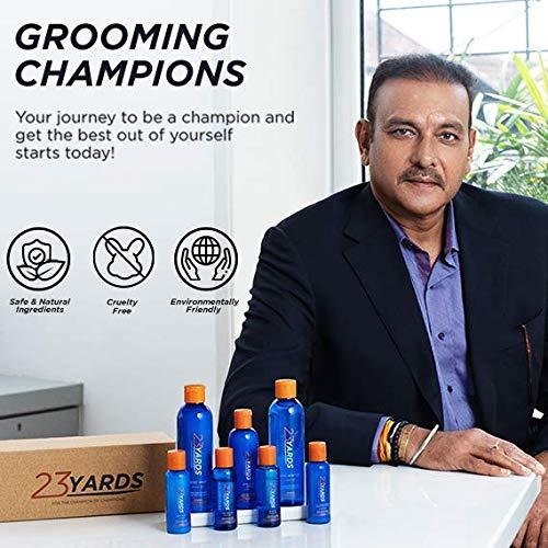 23 Yards 23 Yards Beard Wash for Men - 50ml I Grooming by Ravi Shastri I Shea Butter, Coconut Oil and Aloe Vera