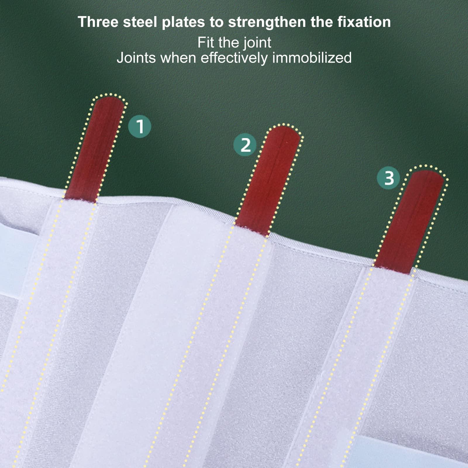 MXGZ Arm Brace, Fixed Protection Elbow Brace Wide Compatible 3 Metal Strips for Sports Injury for Adult (XS)