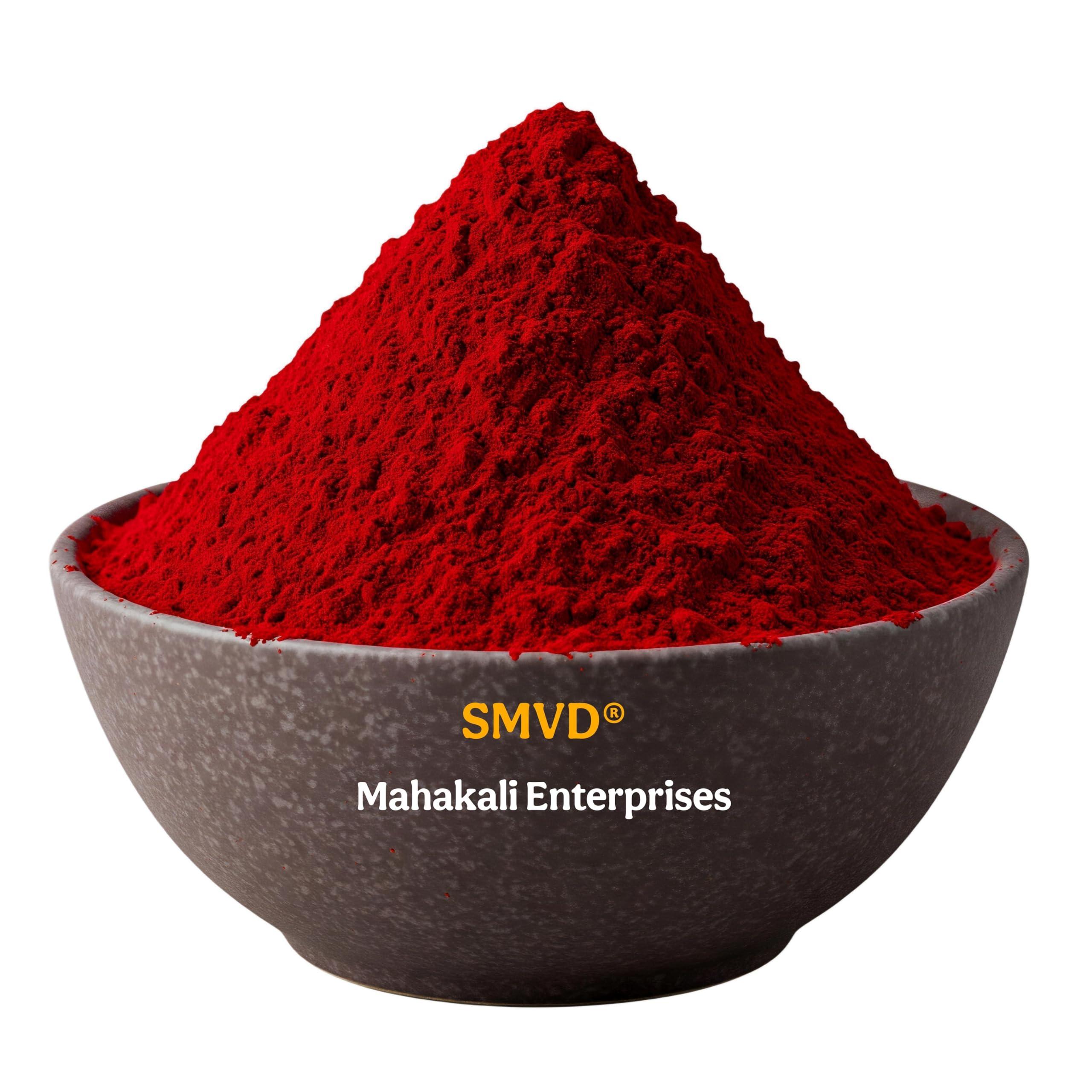 SMVD SMVD® SHRI AMBAJI Super RED Rose SINDHOOR KUMKUM for Daily Pooja/Tilak and SUHAG SINDHOOR 100 Grams, RED