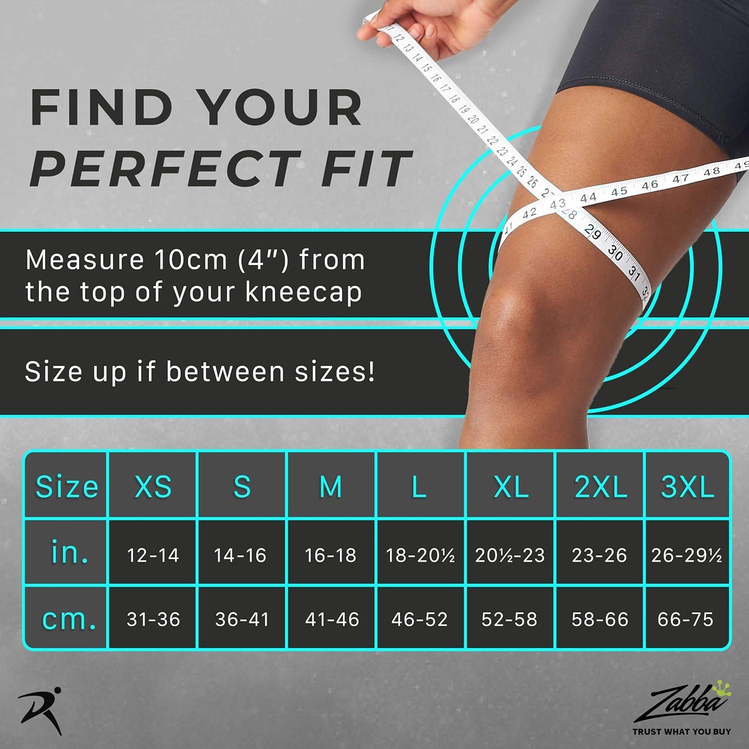 Rymora Rymora Knee Brace for Men - Knee Sleeve Compression Knee Brace for Women - Knee Support for Running Pain Relief Arthritis ACL MCL Compression Sleeve