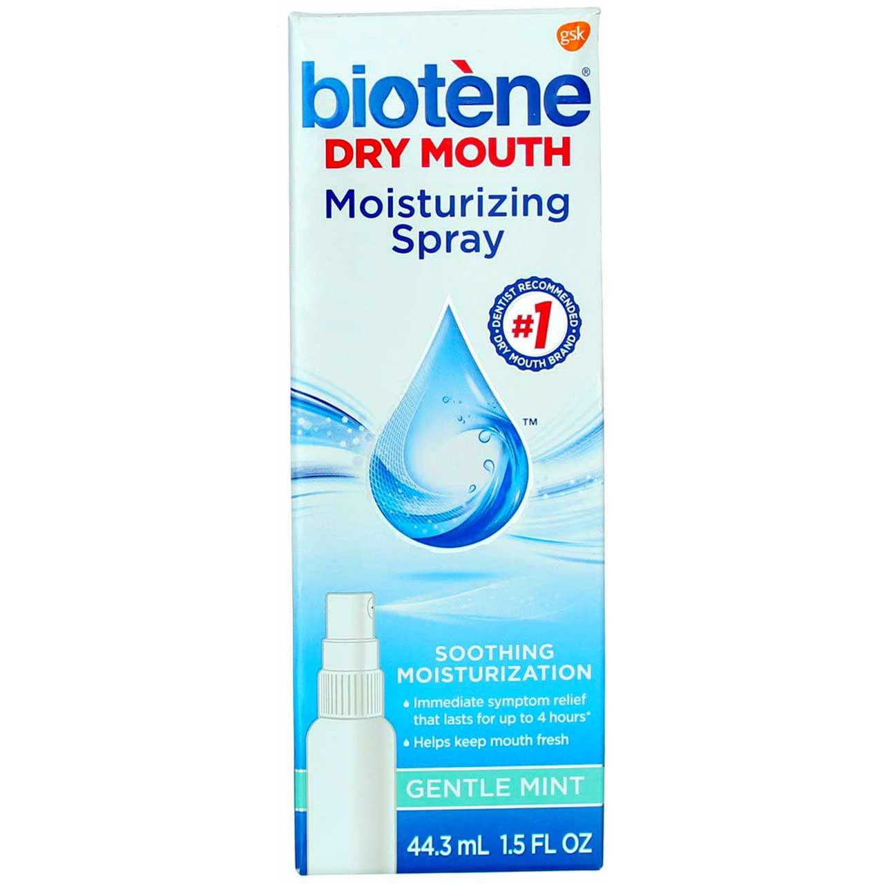 Biotene Biotene Mouth Spray, Gentle Mint, 1.5 Ounce Bottle Multi Packs (2)